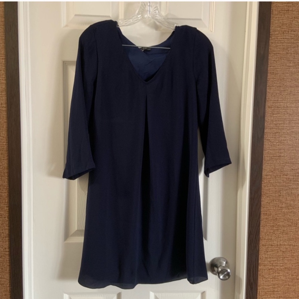 Rose + Olive Navy Dress